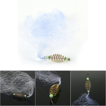 HERCHR fishing net with luminous beads enables night use and quick status checks.