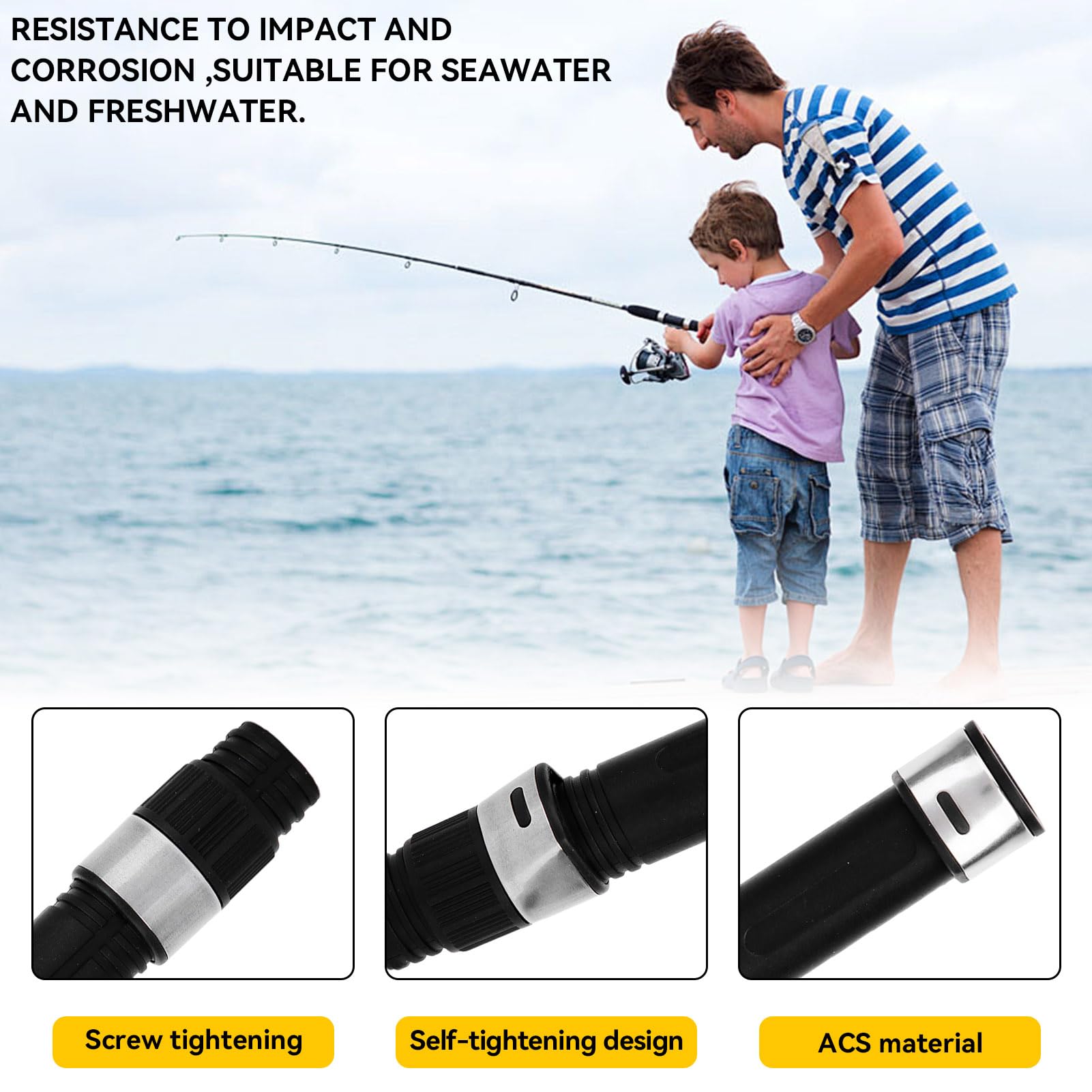 Easy installation of reel seat on rod