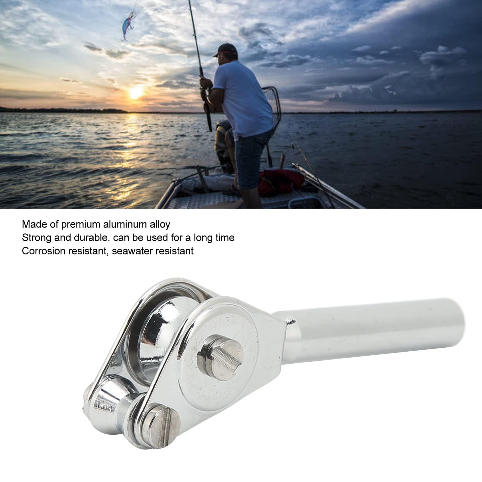 Corrosion and seawater resistant fishing rod tip guide