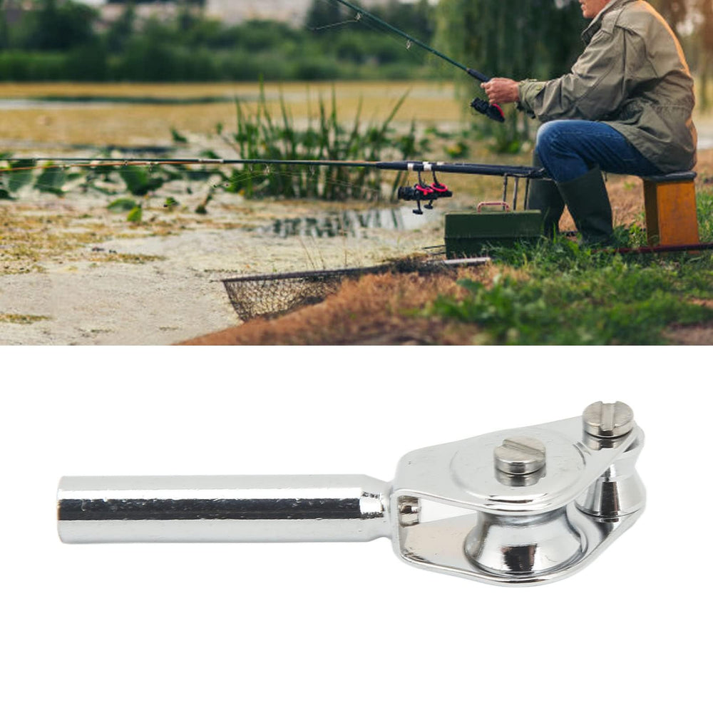 Top view showing heavy-duty roller capable of large fish