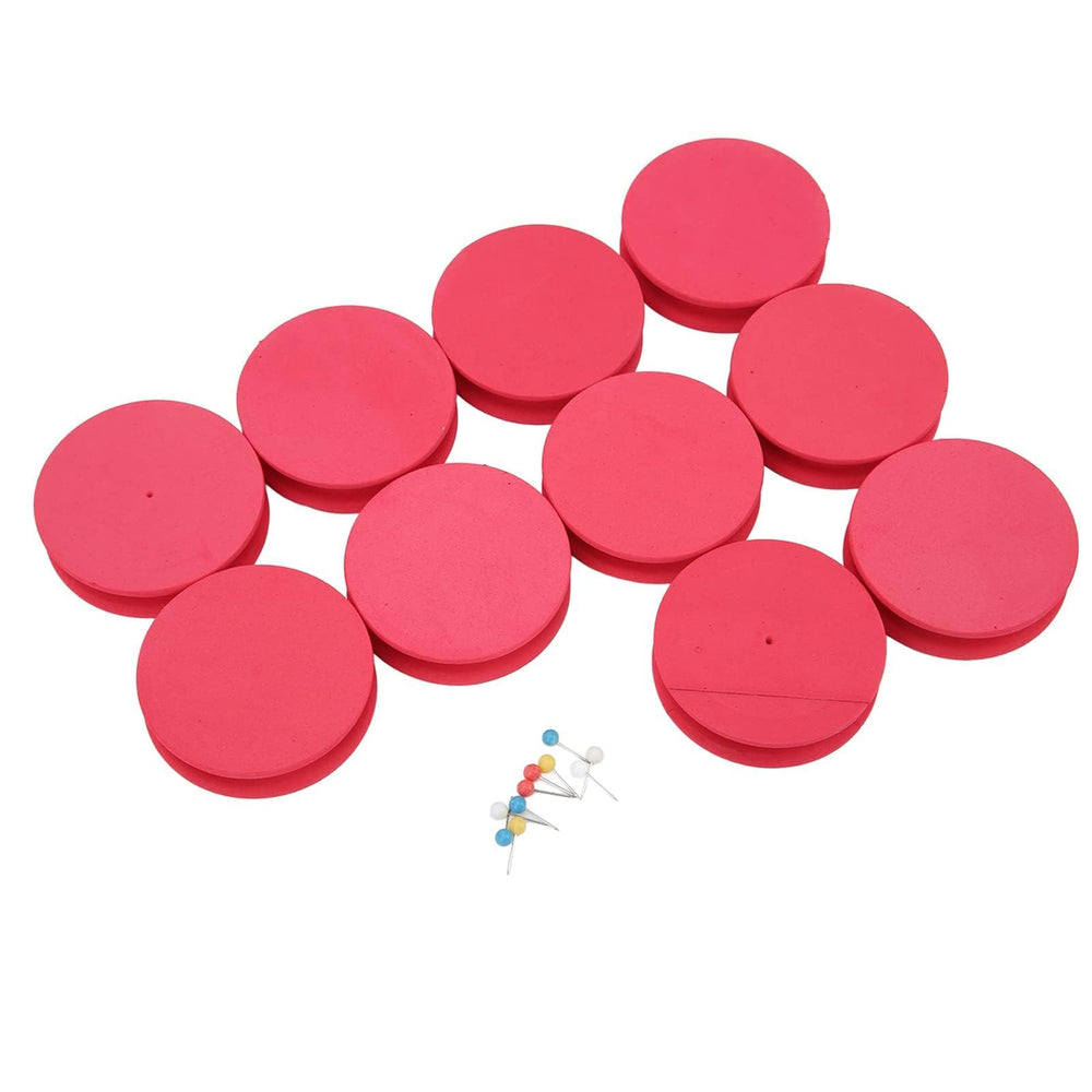 HERCHR lightweight foam spools are easy to carry on trips.