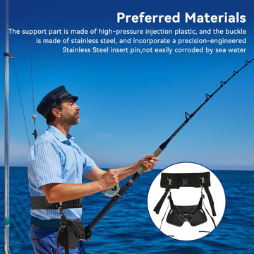 HERCHR belt is suitable for boat, river, and shore fishing setups.