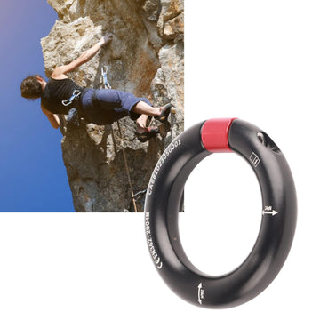 HERCHR Rappel Ring inner diameter 45mm supports sewn-termination ropes for fast setup.