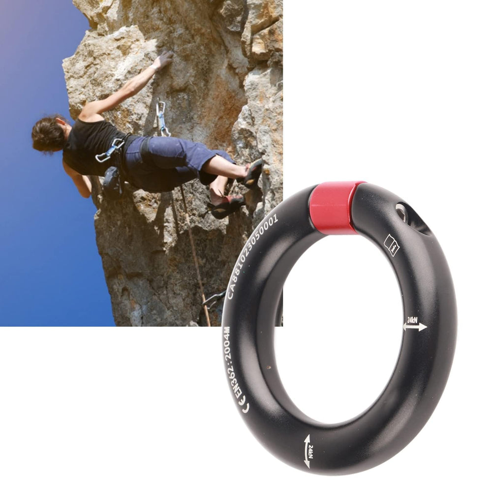 HERCHR Rappel Ring inner diameter 45mm supports sewn-termination ropes for fast setup.