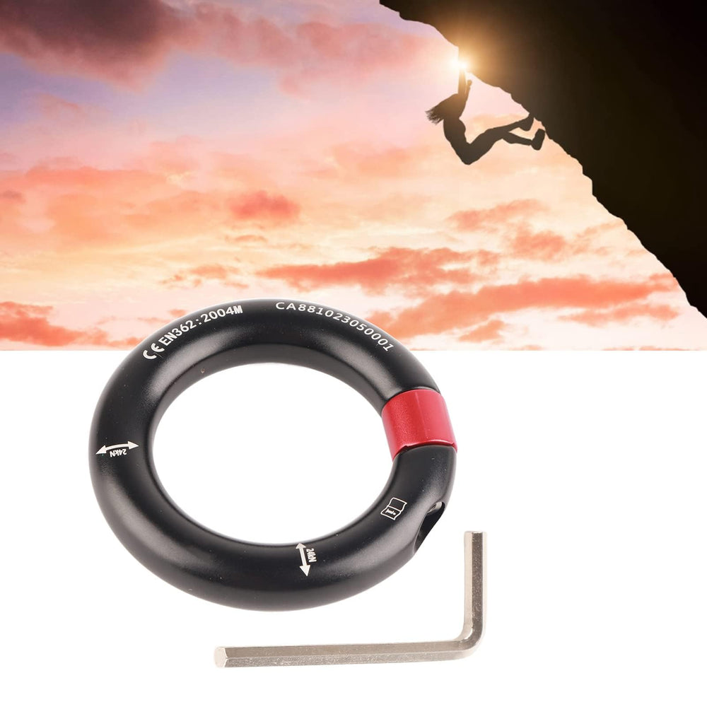 HERCHR Rappel Ring compact and lightweight for easy route packing.