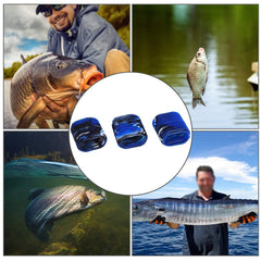 HERCHR rubber reel grip blue slides easily over existing handles