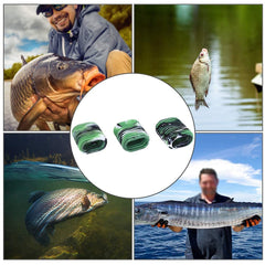 HERCHR green grip sleeve fits baitcaster reels for a secure, slip-free grip.