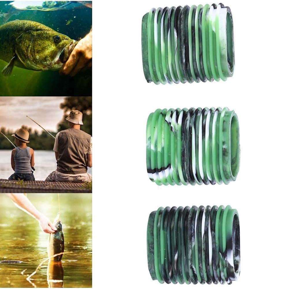 HERCHR non-slip grip sleeve for spinning reels helps maintain steady tension.