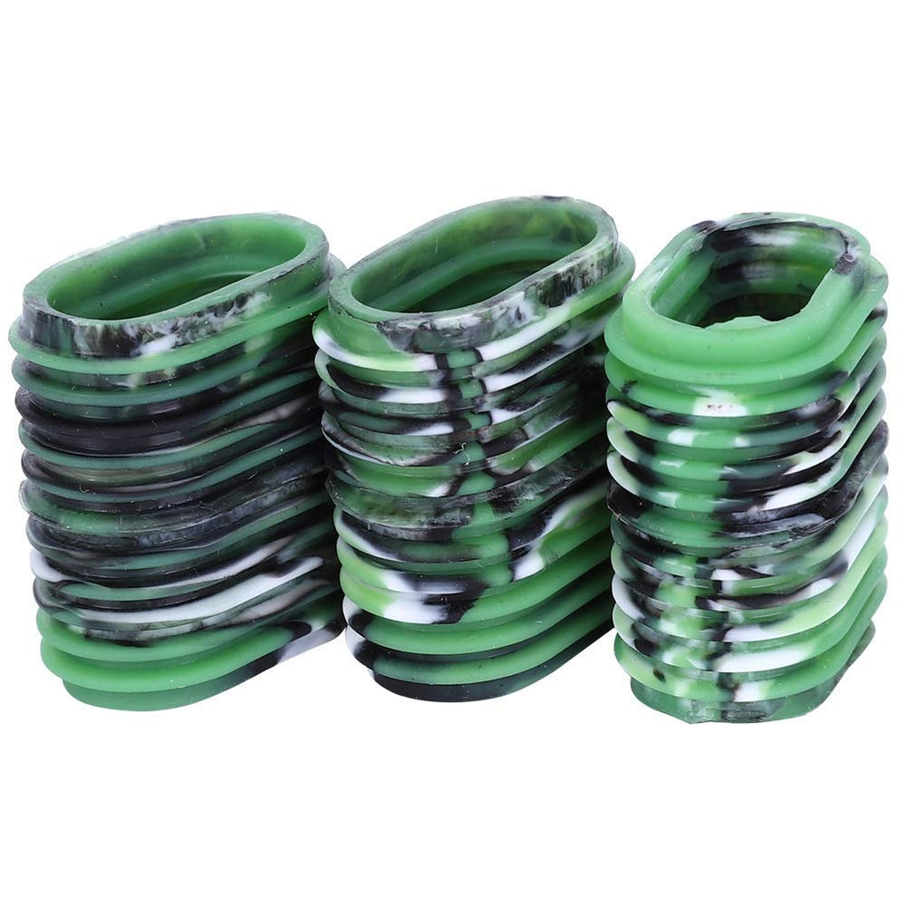 HERCHR green knob sleeve protects reel handles during saltwater or freshwater use.