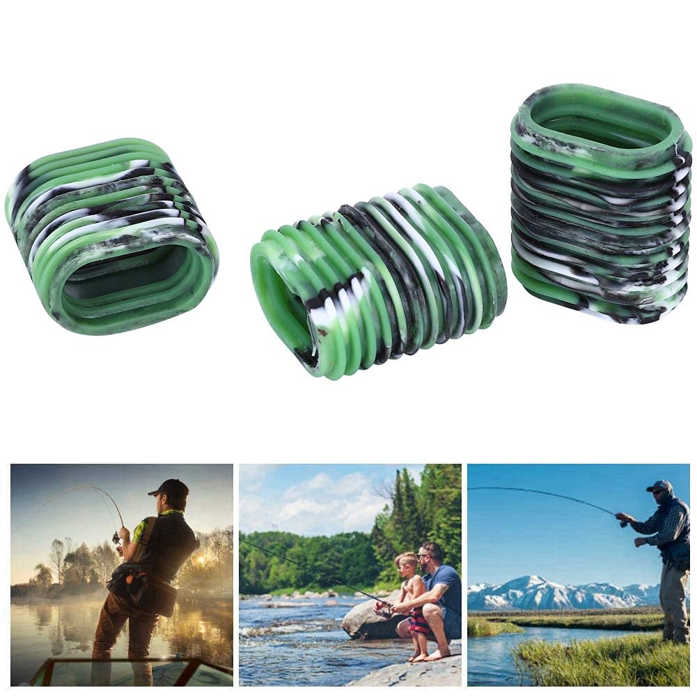 HERCHR grip sleeve on a fishing reel improves control when fighting big catches.
