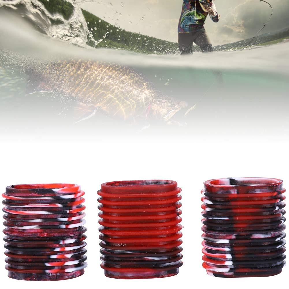 HERCHR secure-fit red reel grip stays in place for steady reeling.