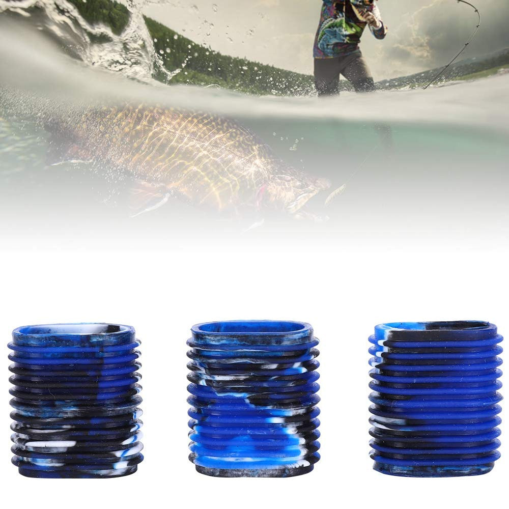 HERCHR soft blue reel grip adds secure feel without bulk