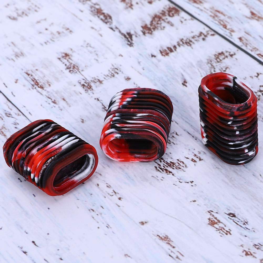 HERCHR soft rubber grip red offers comfortable feel during long fishing sessions.