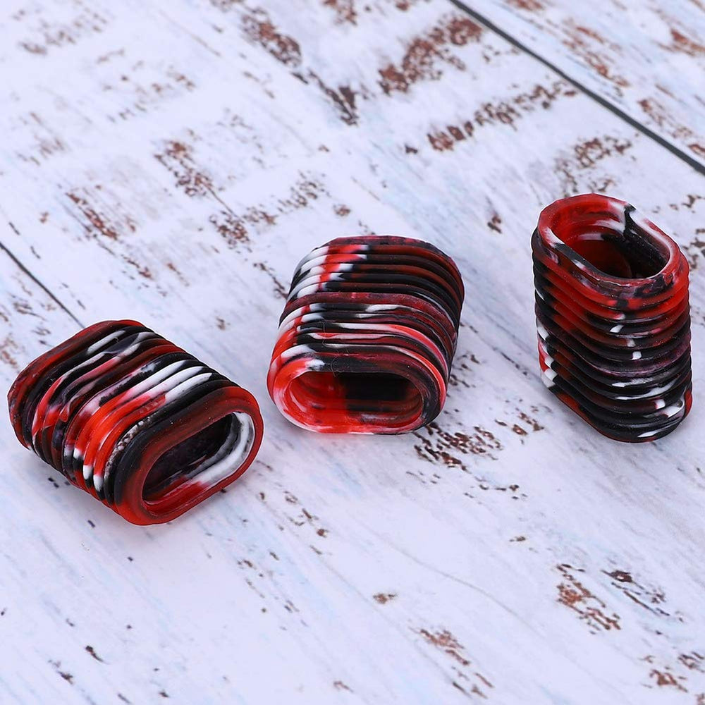 HERCHR soft rubber grip red offers comfortable feel during long fishing sessions.