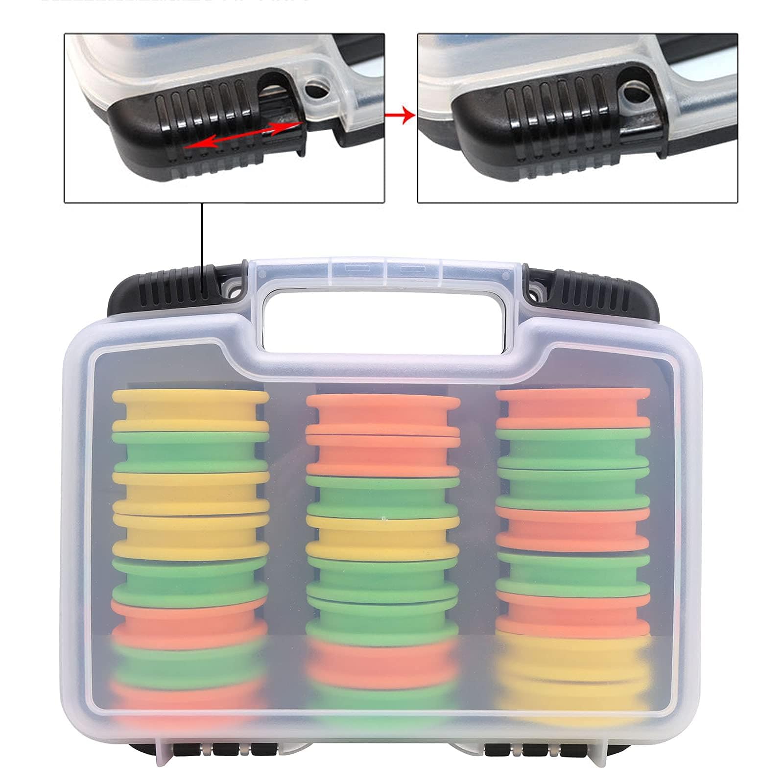 HERCHR tackle box organizer for a tidy fishing setup on trips.