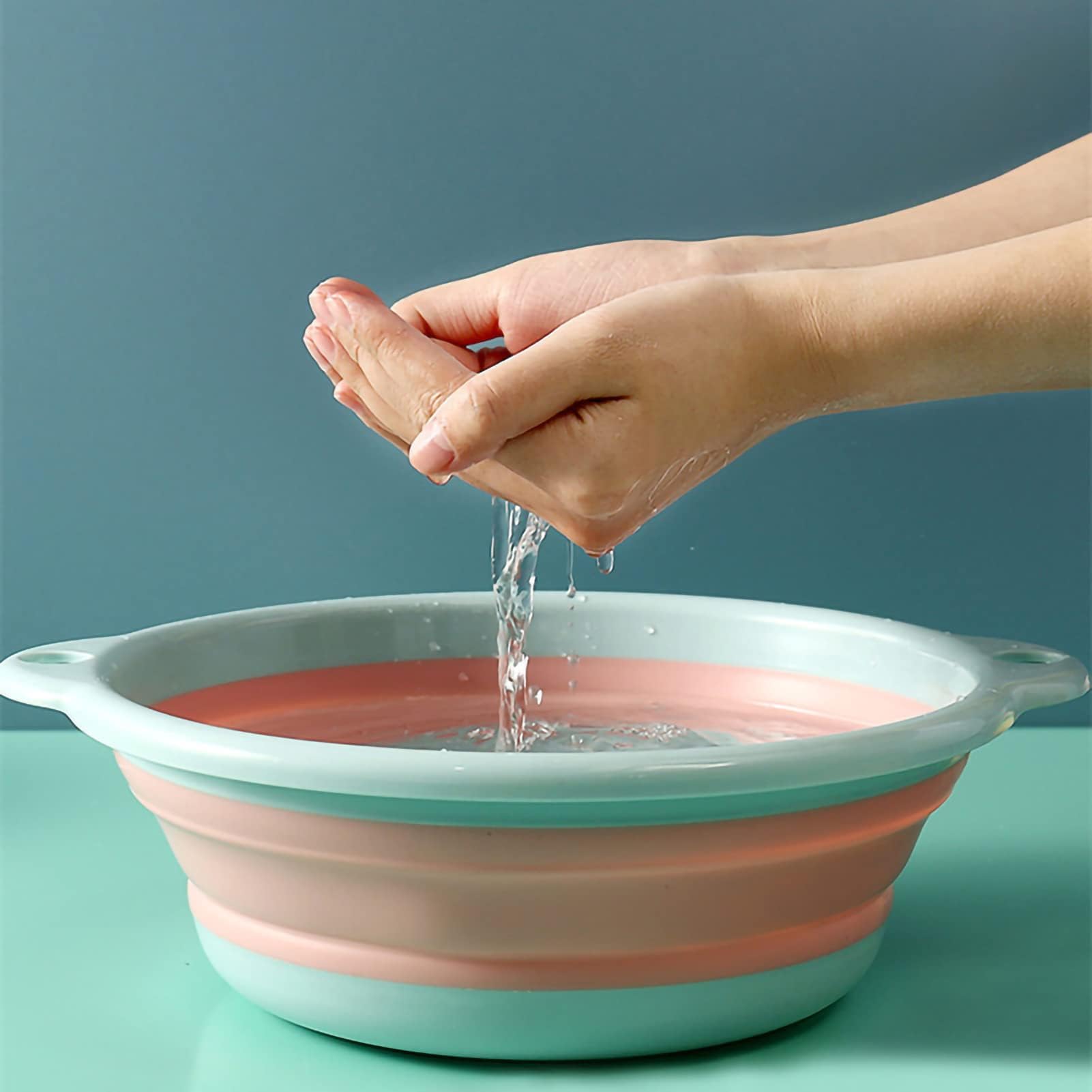 HERCHR wash basin versatile for dishes, laundry, fruits, and vegetables.