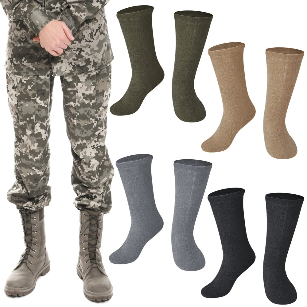 Hercicy four-pairs winter boot liner socks pack for daily warmth