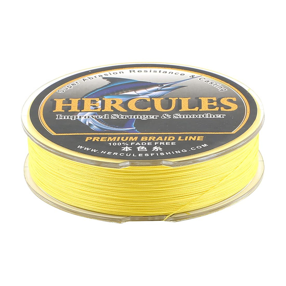 HERCULES 1094-yard spool highlights long length for versatile setups.