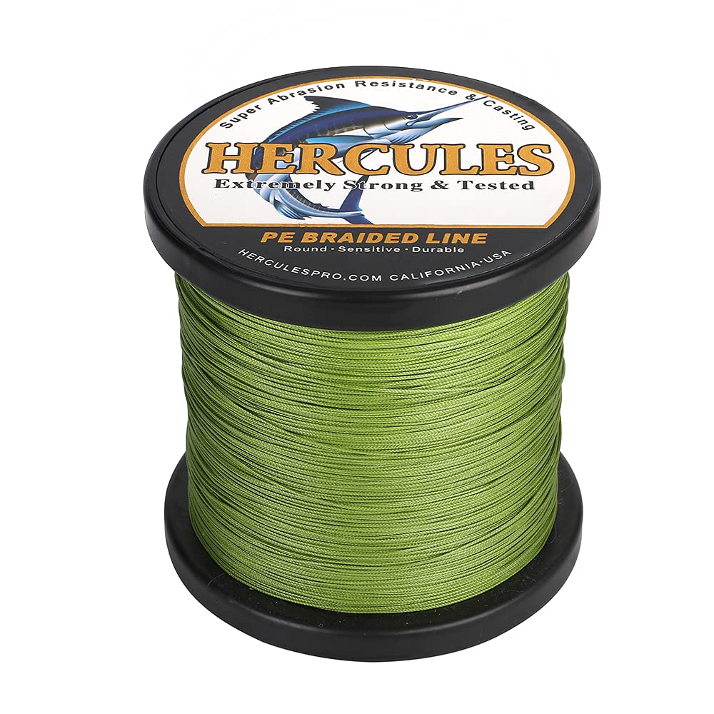 HERCULES braided line casting focus image emphasizes longer casts for distance anglers