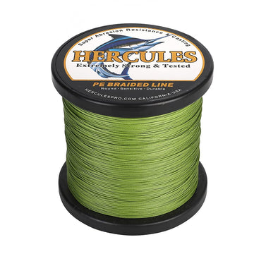 HERCULES braided line casting focus image emphasizes longer casts for distance anglers