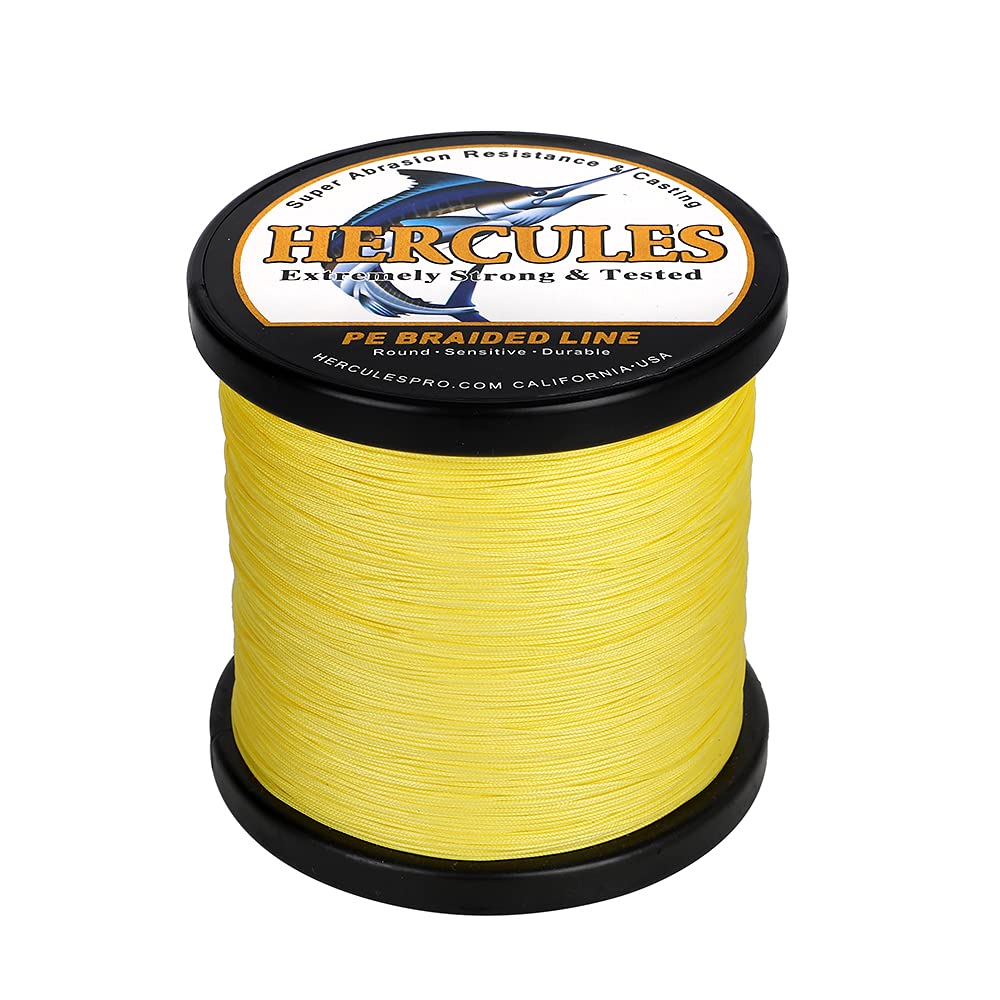 HERCULES braided line 12-strands coil enables smoother casting and stronger line performance.