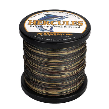 HERCULES braided line 12 strands on reel offers smoother casting