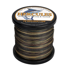 HERCULES braided line 12 strands on reel offers smoother casting