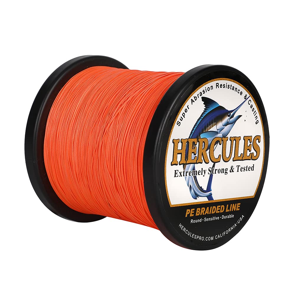 HERCULES 12-strand line on spool highlights consistent diameter for accuracy.
