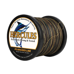 HERCULES braided line casting-distance image showcases smooth release and extended reach.
