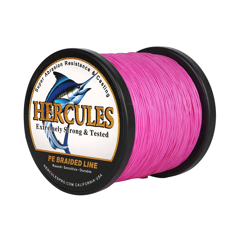 HERCULES braided line casting setup highlights low memory for smoother retrieves