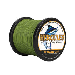 HERCULES braided line coating-technology image demonstrates enhanced durability against abrasion