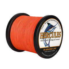 HERCULES braided line offers knot strength and abrasion resistance for tough cover.