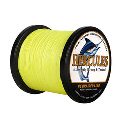 HERCULES braided line highlights knot strength and abrasion resistance in tough conditions.