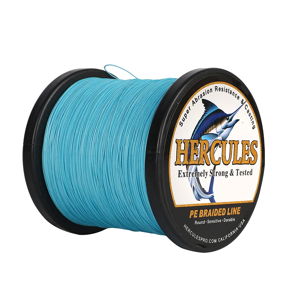 HERCULES braided line knot area demonstrates strong knot strength and abrasion resistance.