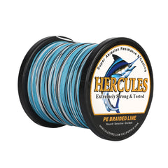 HERCULES braided line knot-strength close-up highlighting secure knot potential.