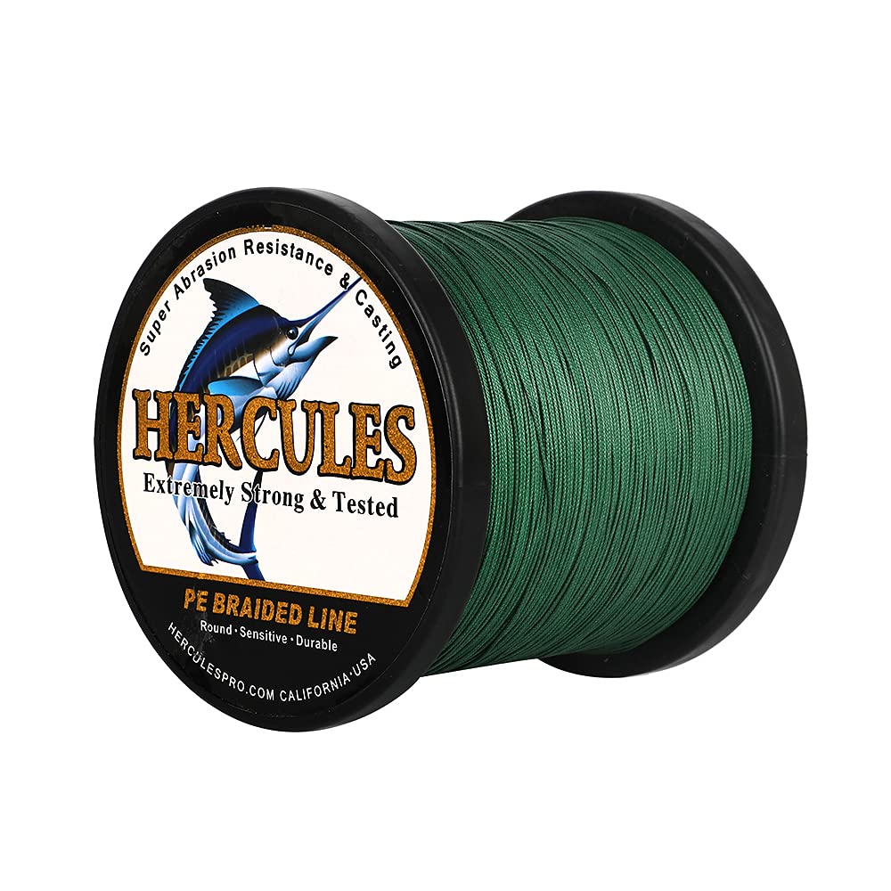 HERCULES braided line zero-stretch design demonstrates ultra-sensitive bite detection.