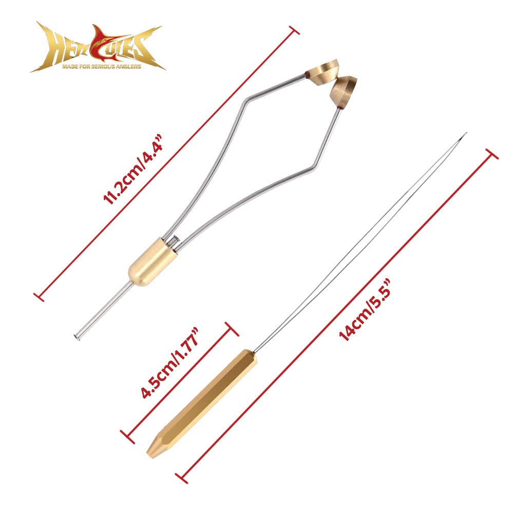 HERCULES fly tying kit bobbin threader assists threading fine threads easily