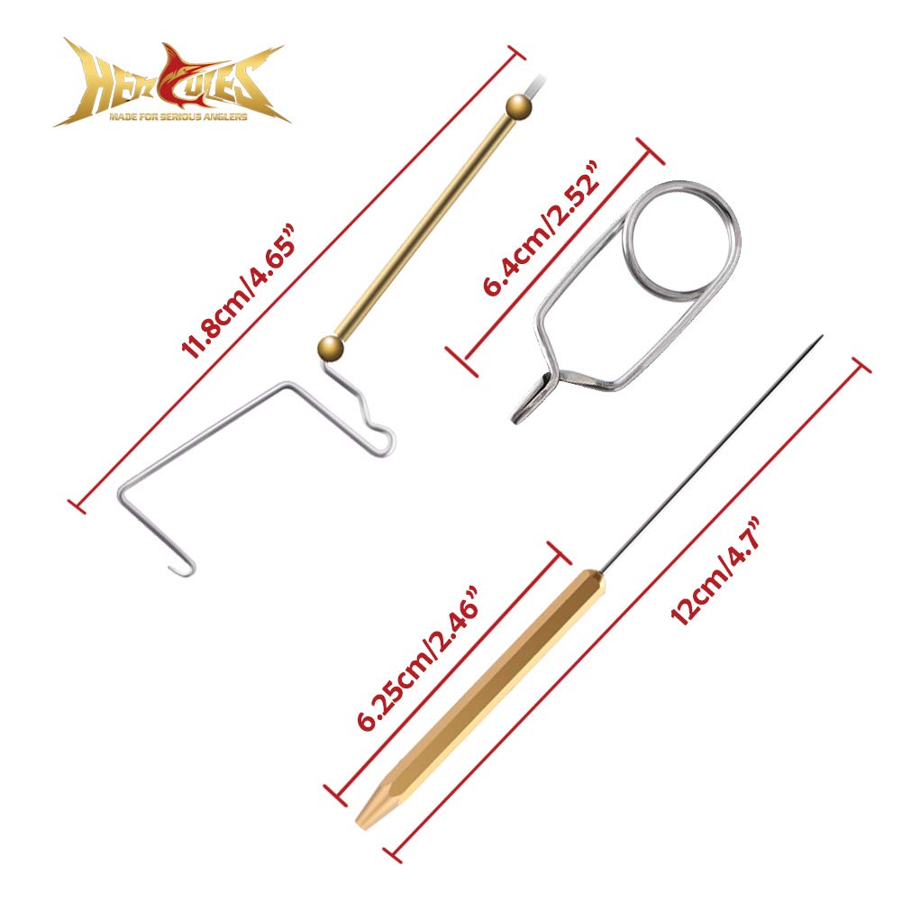 HERCULES fly tying kit whip finisher enables fast, clean knot finishing