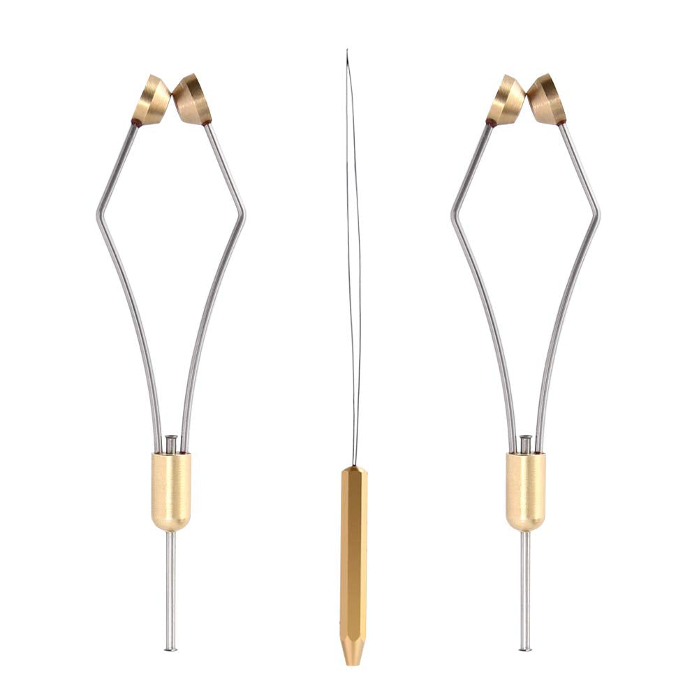 HERCULES bobbin holder close-up shows steady tension for precise fly tying