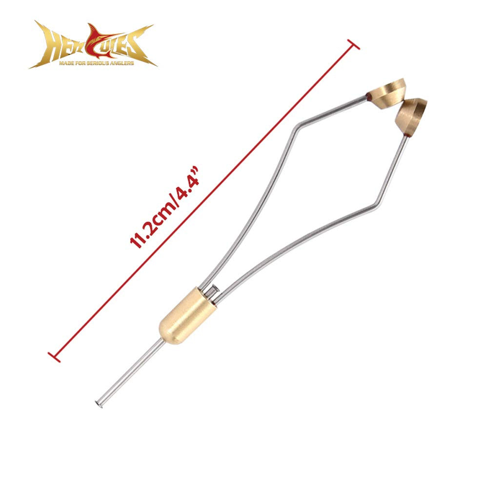 HERCULES wire threader assisting smooth feeding of fine thread.