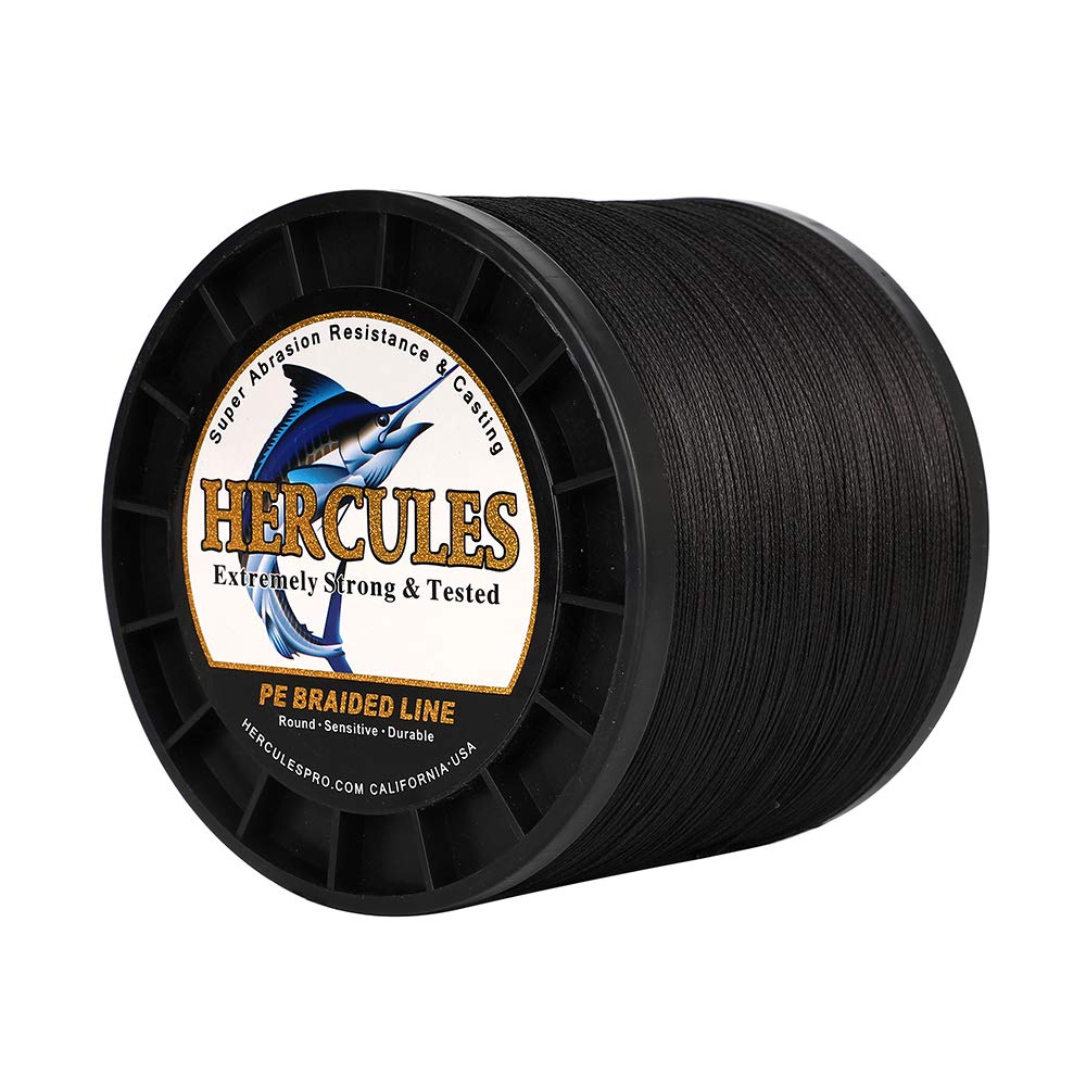 HERCULES Super Cast braided line closeup highlighting smooth texture for long casts and low memory