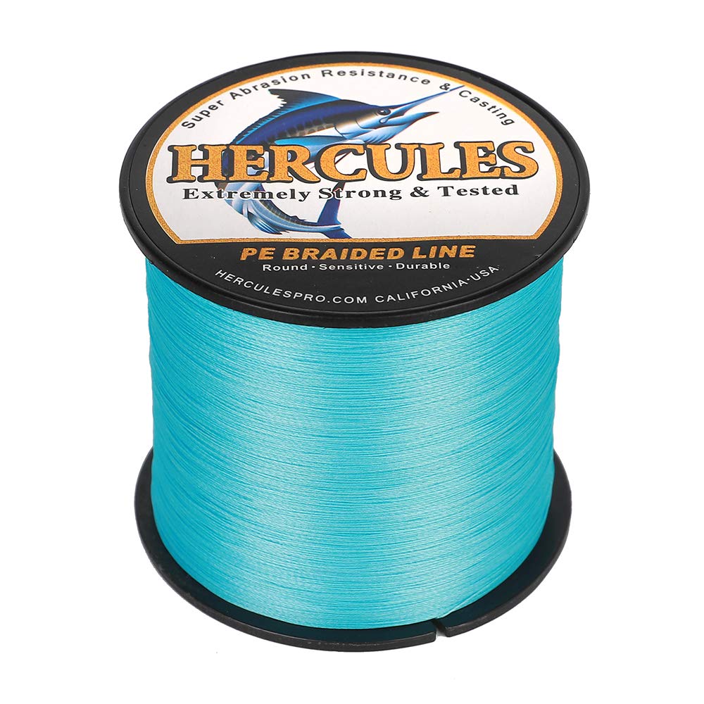 HERCULES Super Cast 300M zero-stretch detail shows instant bite detection and faster hooksets