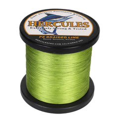HERCULES Super Cast braid close-up illustrating abrasion resistance detail
