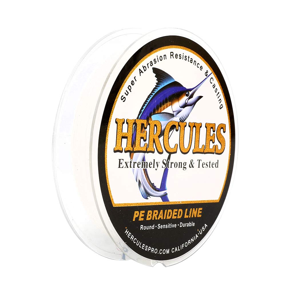 HERCULES four-strand braided line enables smoother casting and low memory.