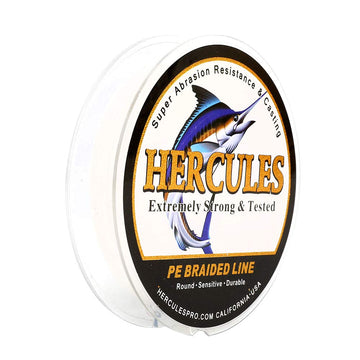 HERCULES four-strand braided line enables smoother casting and low memory.