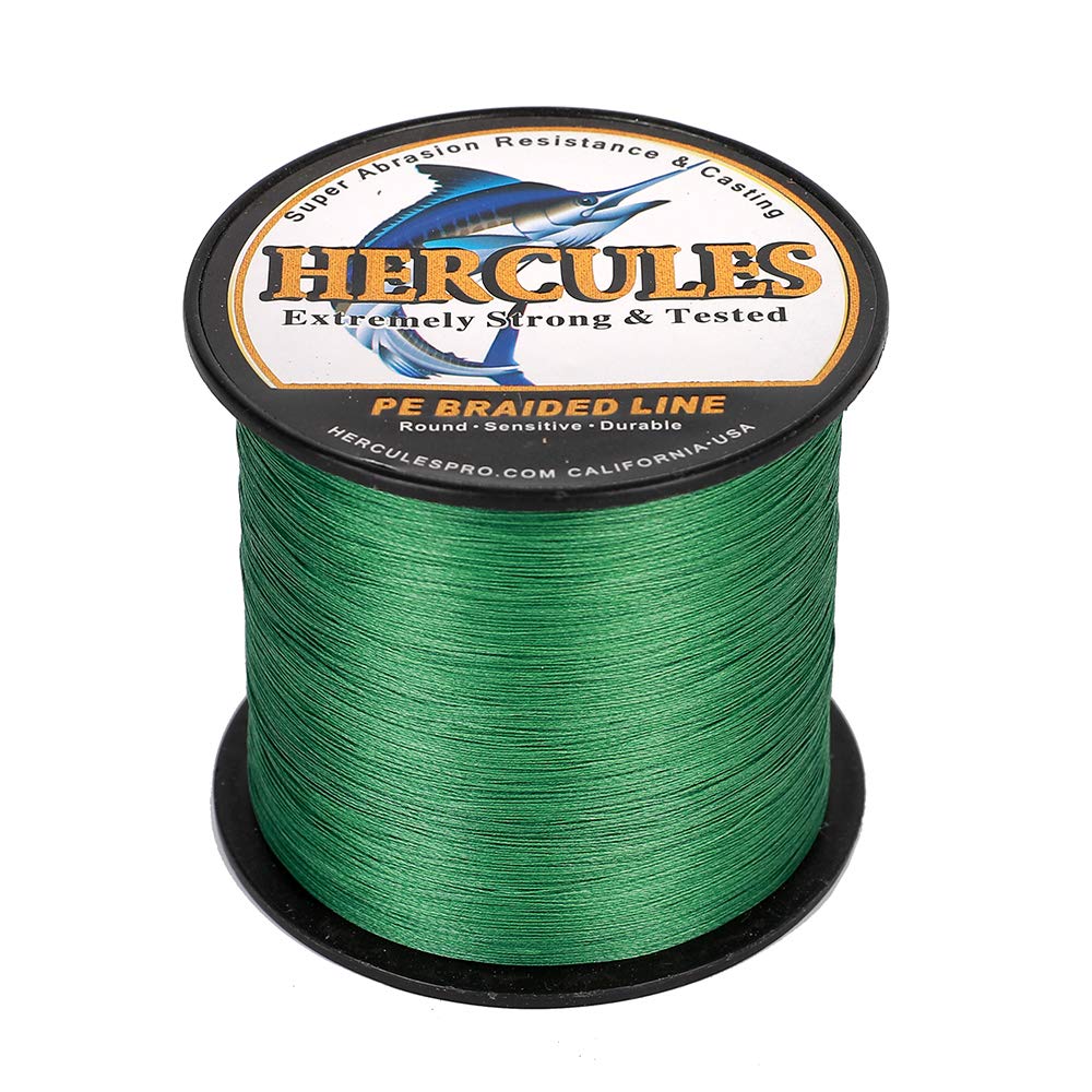 HERCULES zero-stretch braid delivers high sensitivity for bite detection.