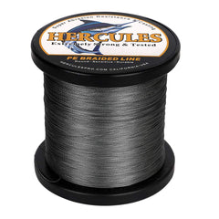 HERCULES zero-stretch braid enhances bite detection and quick hooksets.