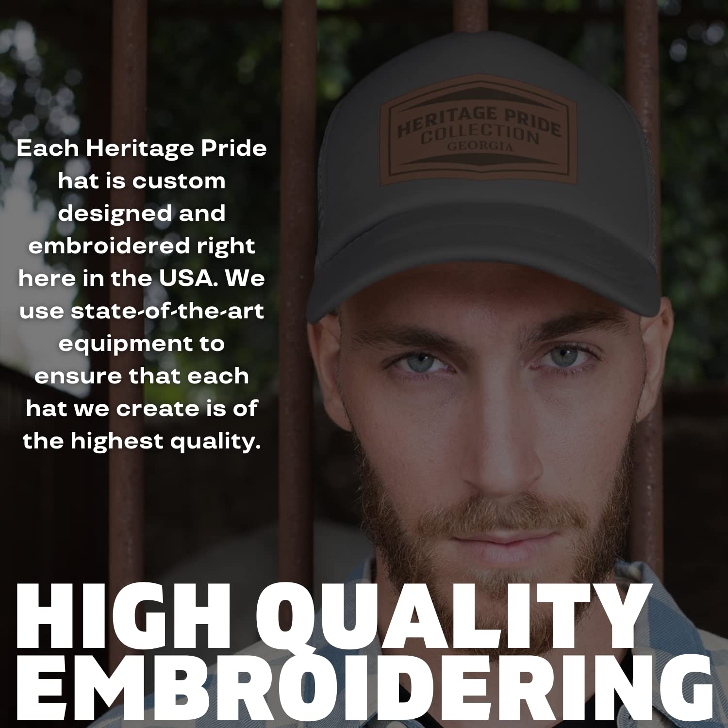 Heritage Pride adjustable snap-back for universal fit
