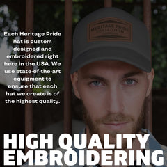 Heritage Pride adjustable snap-back for universal fit