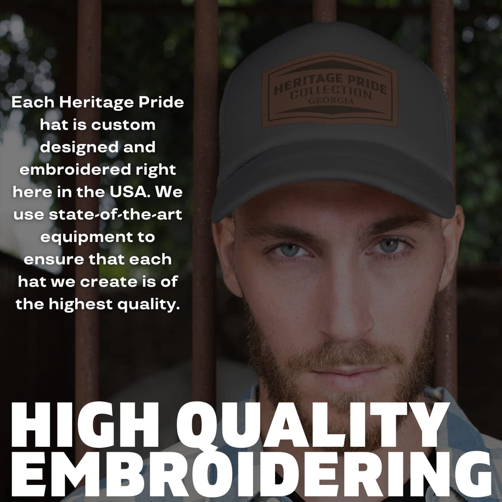 Heritage Pride duck hunting embroidery highlighting waterfowl-inspired details for outdoor enthusiasts